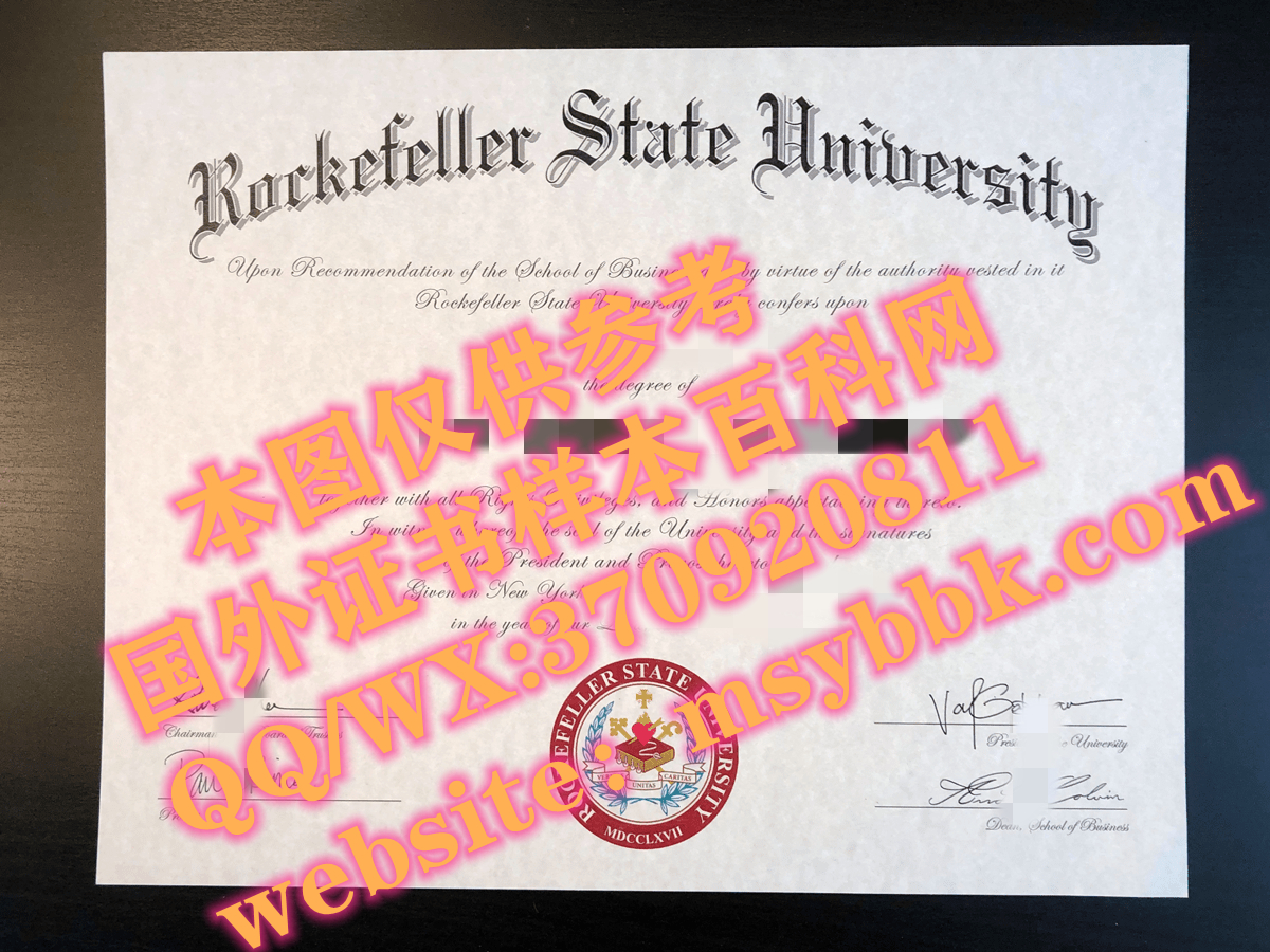美国大学展示：洛克菲勒大学毕业证书样本