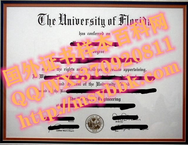 最新定制:佛罗里达大学毕业证模版