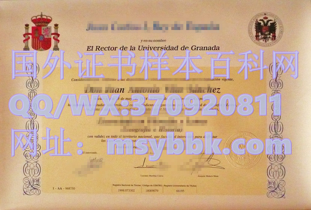 格拉纳达大学毕业证书模板-罗马大学毕业季