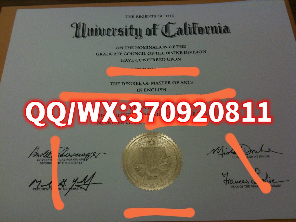 咨询:加州大学欧文分校毕业证模板展示