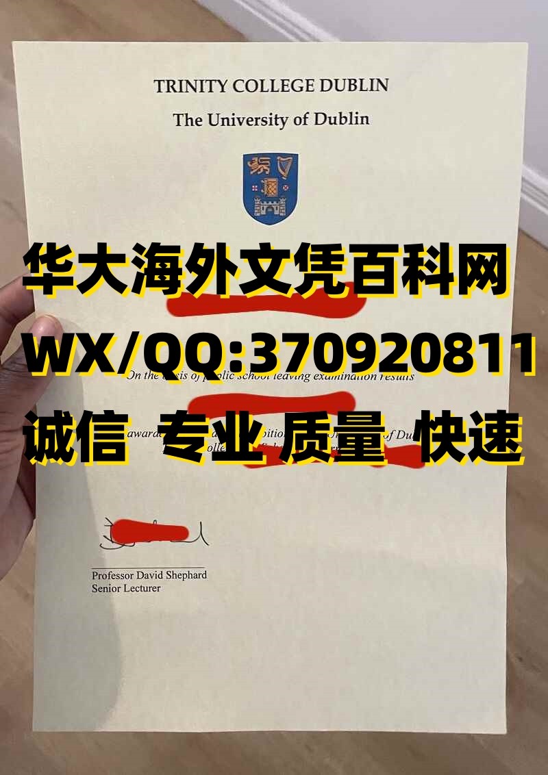 最新爱尔兰都柏林圣三一大学毕业证书展示图片，Latest Diploma from Trinity College Dublin, Ireland