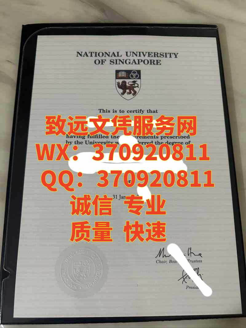 新加坡diploma，新加坡国立大学毕业证书样本展示