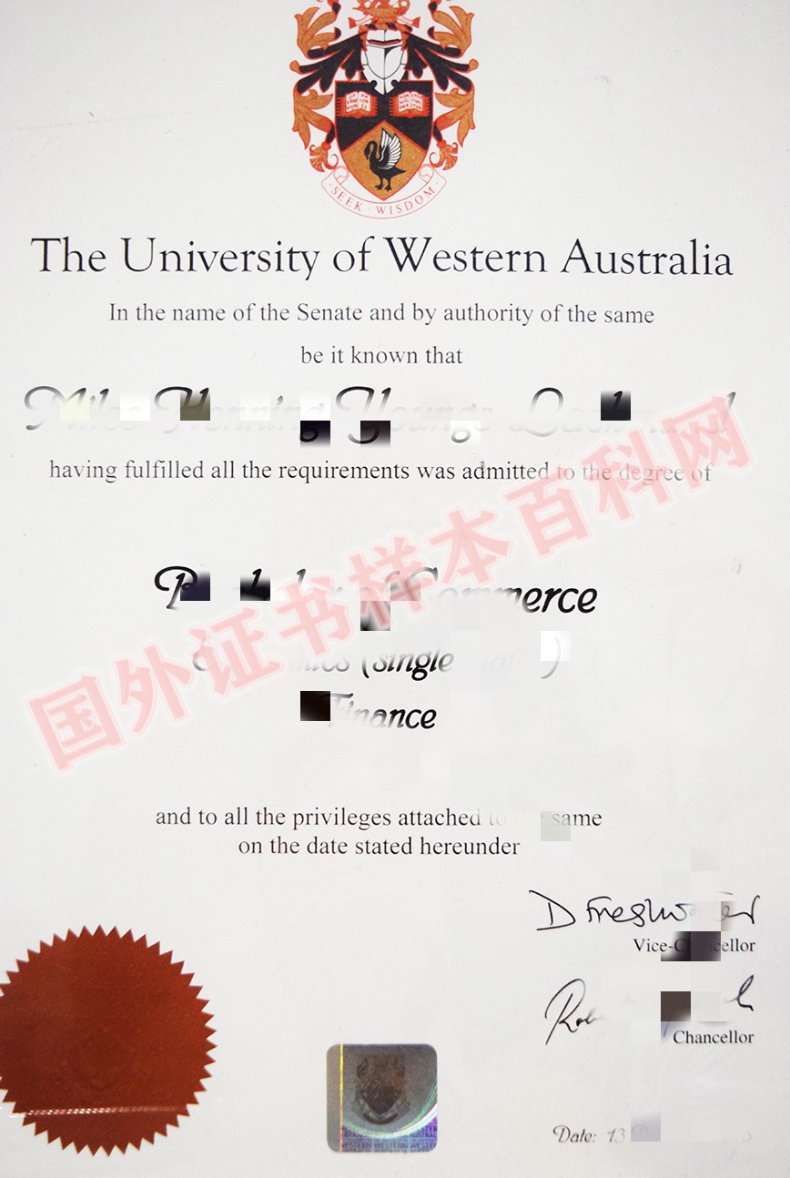 版本更新:澳大利亚西澳大学毕业证样式